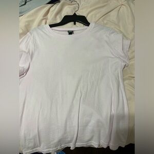 light pink shirt; size medium